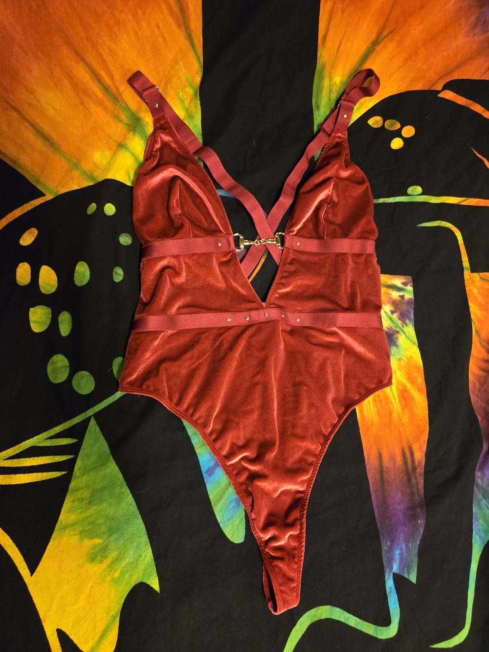 Red Velvet LaSenza Bodysuit - Picture 5 of 9